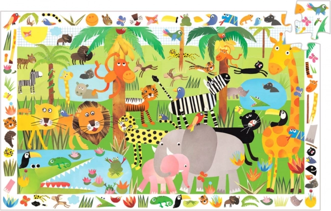 DJECO Puzzle Junglă 35 piese