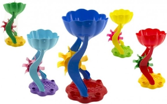 Moară de nisip 31 cm asortat 3 culori în plasă 12m+