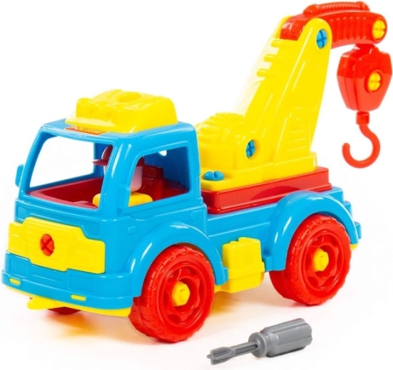Set de construcție demontabil – mașină de tractare - 1 bucată