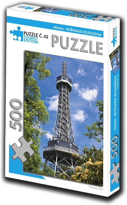 Ediție turistică puzzle Turnul de pe Petřín 500 piese