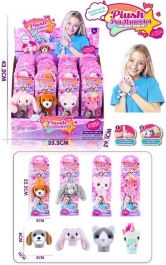 Brățară din pluș cu animăluț