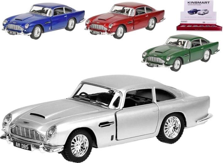 Model auto metalic KINSMART Aston Martin DB5 1:38 cu mecanism pull-back