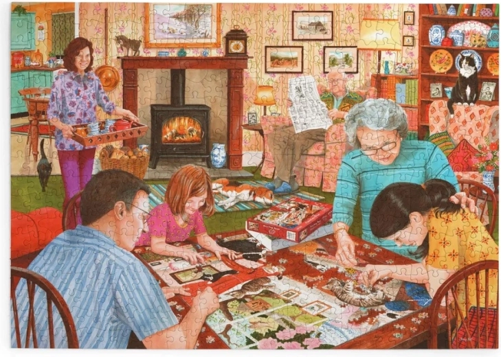 Puzzle Timp împreună, 500 de piese mari