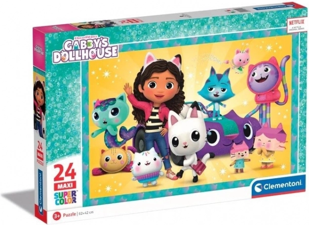 Maxi puzzle 24 piese Casa magică a lui Gabi