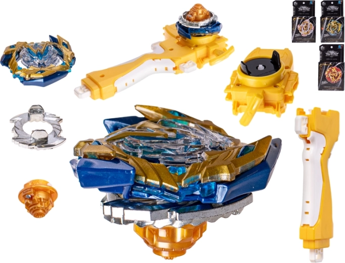 TopGyro spinner cu lansator în stil Beyblade