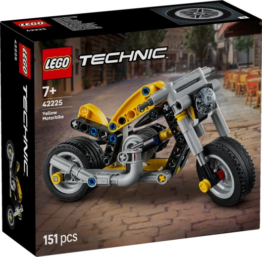 LEGO Technic Motocicleta galbenă