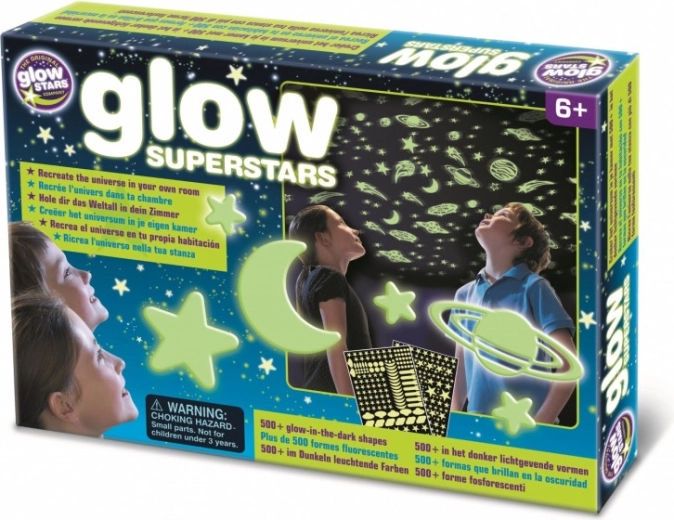 Brainstorm autocolante de perete Stele fosforescente