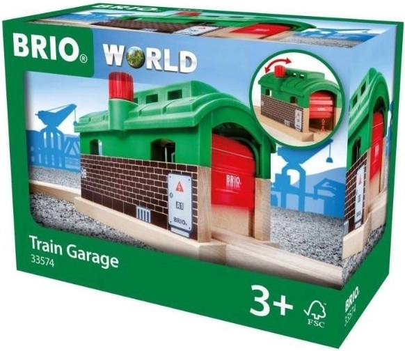 Depou feroviar Brio World – garaj pentru trenulețe