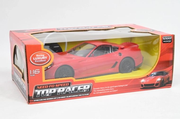 Mașină de curse RC Top Racer roșie 1:16