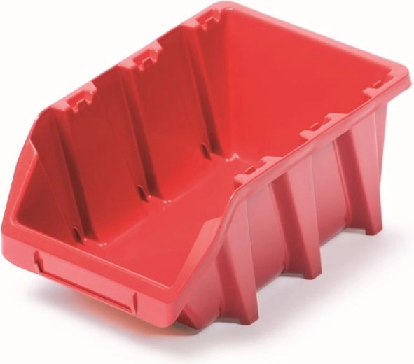 cutie din plastic stivuibilă BINEER LONG 25 × 16 × 11 cm, roșie