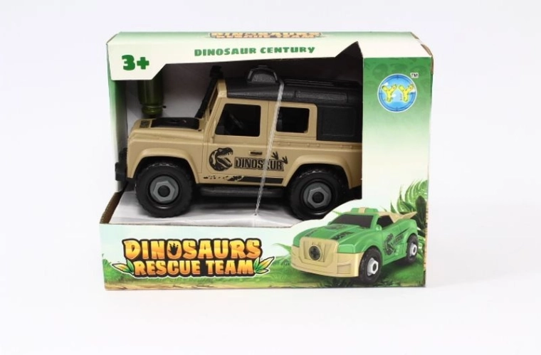 Mașinuță dinozaur cu roți înșurubabile