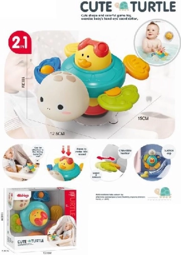 Broască țestoasă senzorială cu rațușcă rotativă