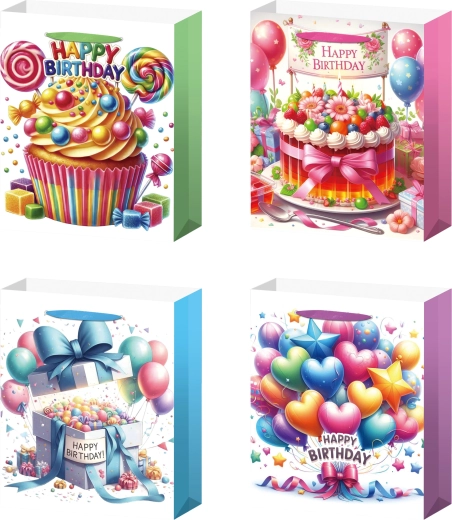 Pungă cadou L pentru ziua de naștere