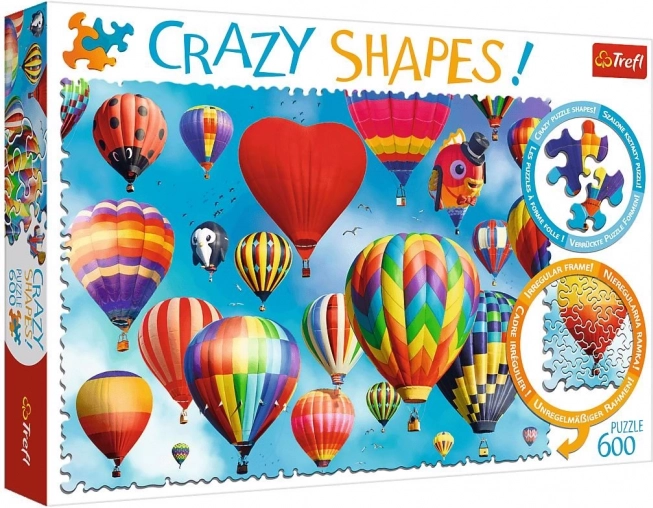 Puzzle 600 Crazy Shapes Balonase Colorate