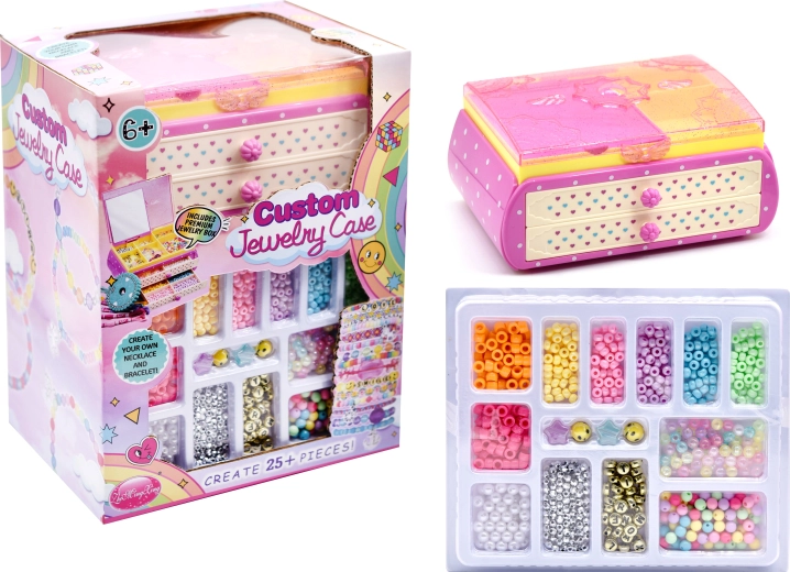 Set de mărgele cu cutie de bijuterii