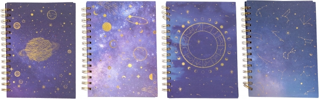Caiet dictando cu spirală 15 × 21 cm Zodiac, 100 de pagini