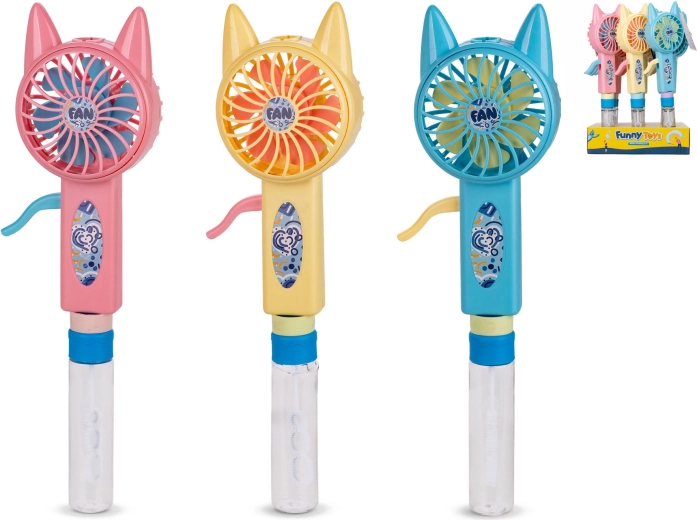 Baloane de săpun cu ventilator – pisicuță, 29 cm