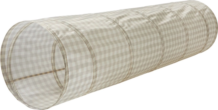 3 sprouts tunel de joacă pentru copii recycled gingham beige - 1 bucată