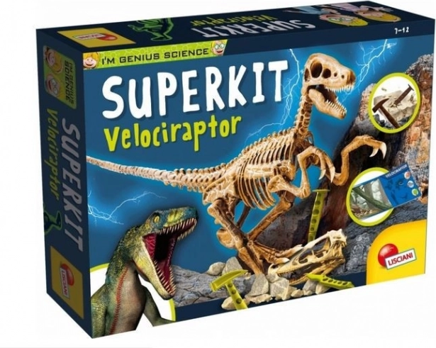 Set educativ I'm Genius Superkit Velociraptor