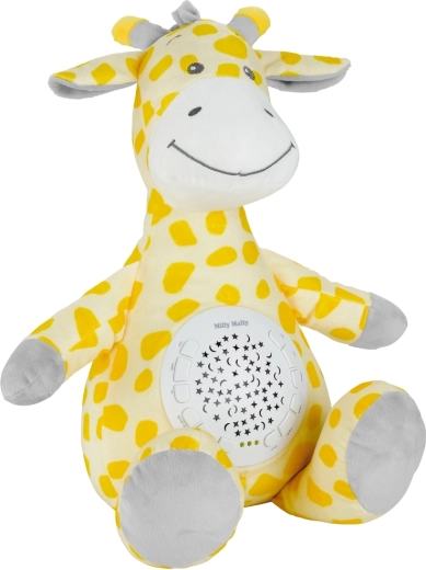 Girafă de pluș Milly Mally cu proiector Milly