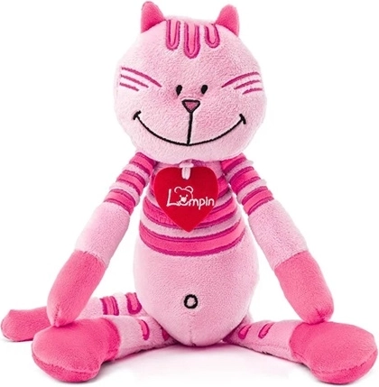 Woodyland Lumpin pisică din pluș Rosalie, roz, 38 cm
