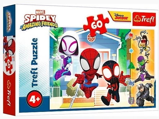 Puzzle 60 piese – în lumea SPIDEY de la Trefl