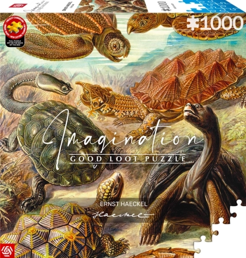 GOOD LOOT Puzzle Imagination: Ernst Haeckel – țestoase marine, 1000 de piese
