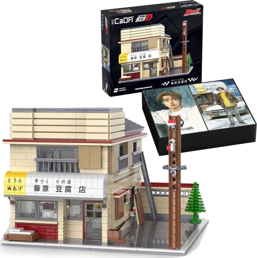 Set de construcție CaDA Initial D Fujiwara Tofu Store
