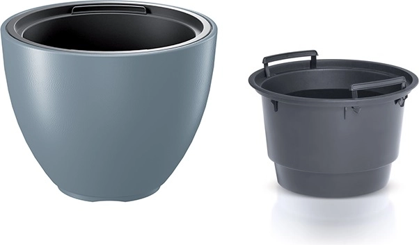 Ghiveci cu inserție 29,8 cm gri deschis HEOS
