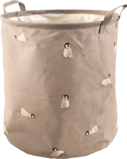 Petú Petú Mier coș mare rotund de depozitare Penguin - 1 bucată