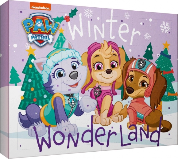 Calendar advent Paw Patrol Winter Wonderland – cosmetice pentru fete