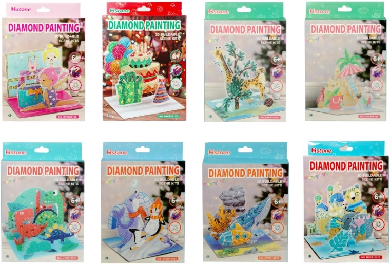 Mozaic cu diamante Scenă 3D – set creativ