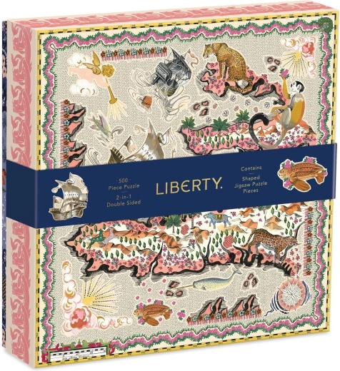 Puzzle față-verso Galison 2în1 Liberty Maxine London 500 piese