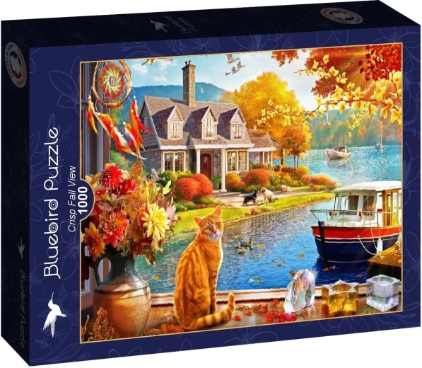 Puzzle Bluebird priveliște proaspătă de toamnă 1000 de piese