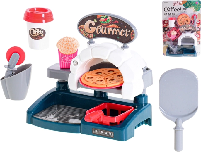 Set fast-food pizza pentru copii 16 × 16 cm, 8 piese