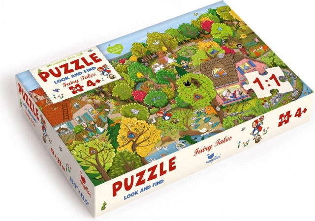 Puzzle Magellan Căutare și găsire Scufița Roșie