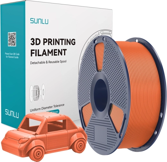 Filament Sunlu PETG portocaliu însorit