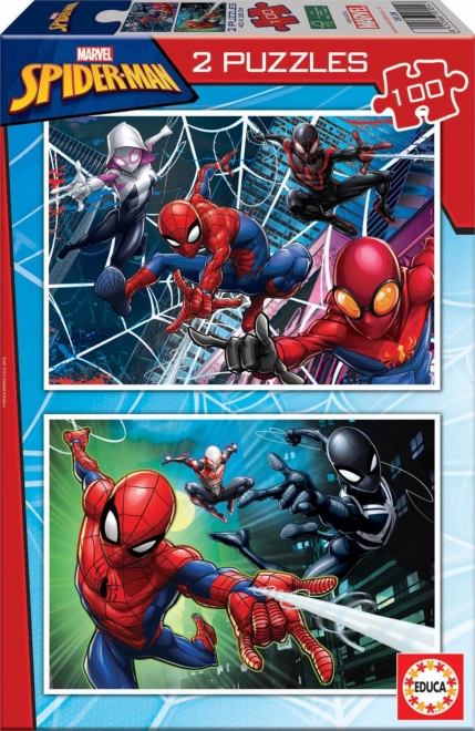 Puzzle EDUCA Spiderman 2x100 piese