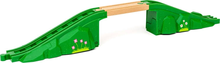 Pod arcuit din lemn pentru căi ferate de jucărie