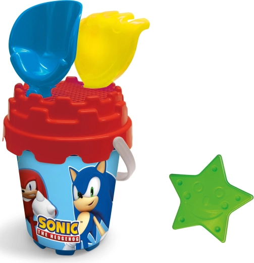 Set de nisip Sonic cu formă
