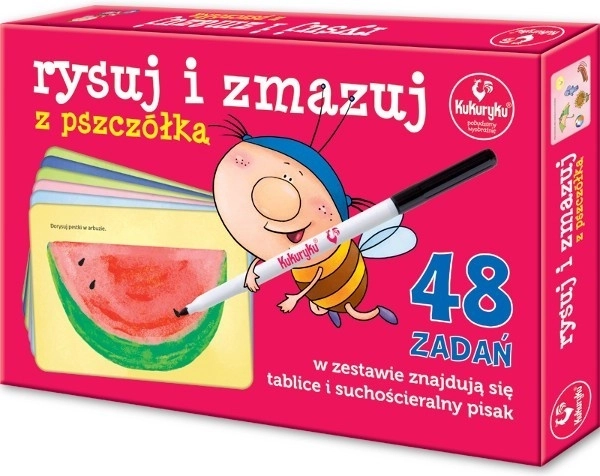 Desenează și șterge cu Albinuța