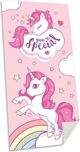 Prosop de baie cu unicorn 70 × 140 cm