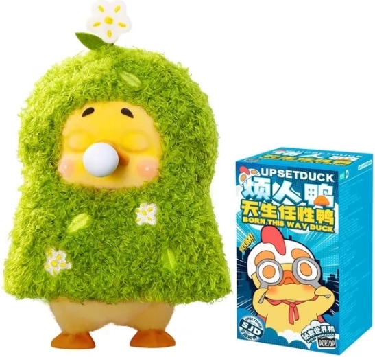 Figurină de colecție Upset Duck Born This Way în cutie blind box - 1 bucată