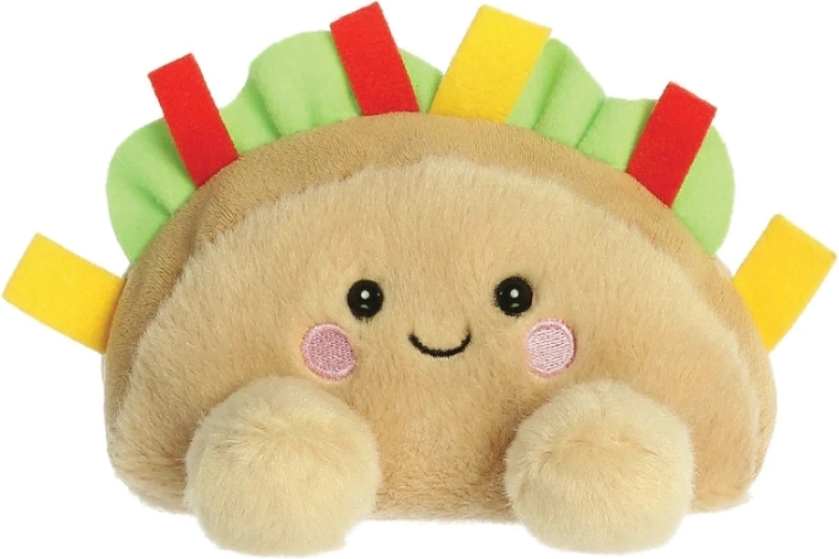 Palm Pals Fiesta Taco figurină de pluș 13 cm - 1 buc