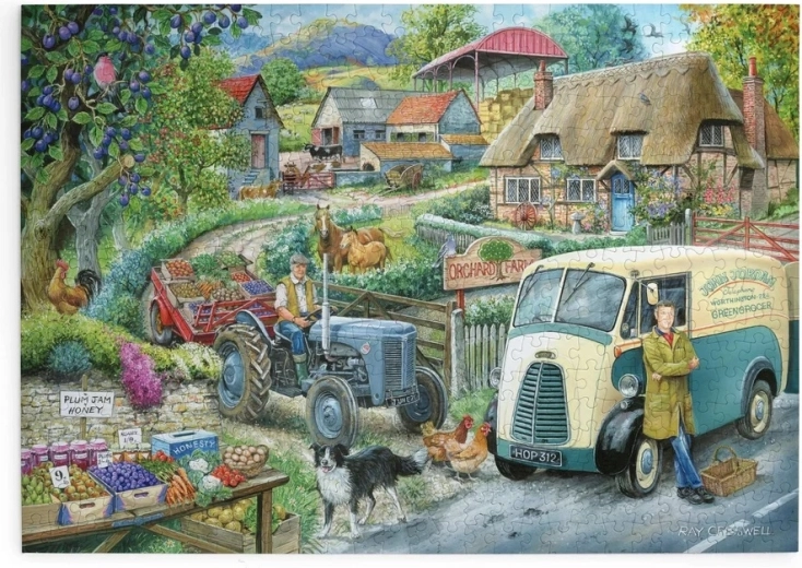 Puzzle Vânzarea produselor agricole, 500 de piese