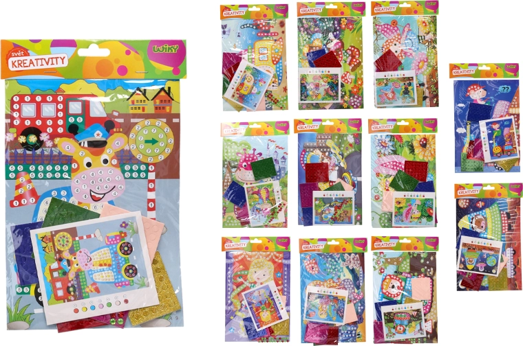 Set creativ pentru lipit 18 × 25 cm - 1 bucată