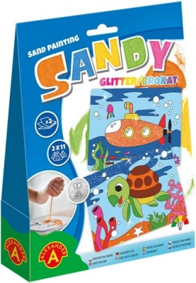 Picturi din nisip broască țestoasă și submarin