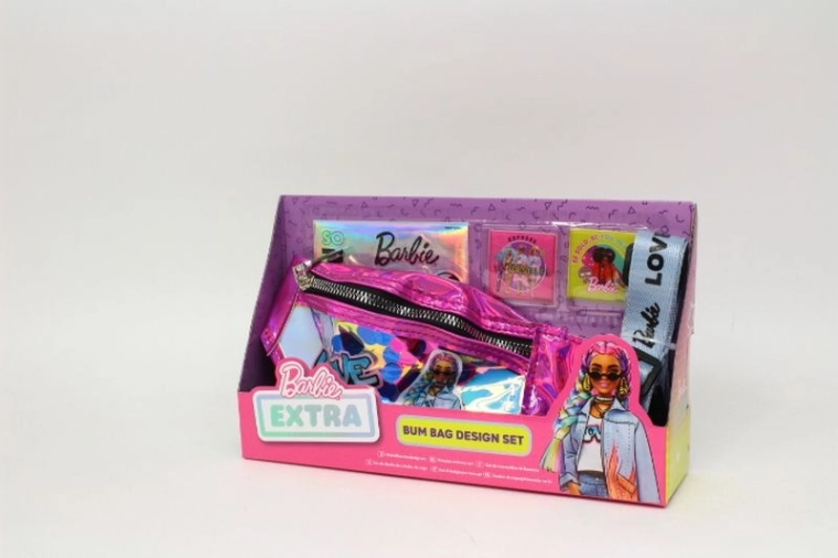 Borsetă stilată Barbie Extra cu autocolante