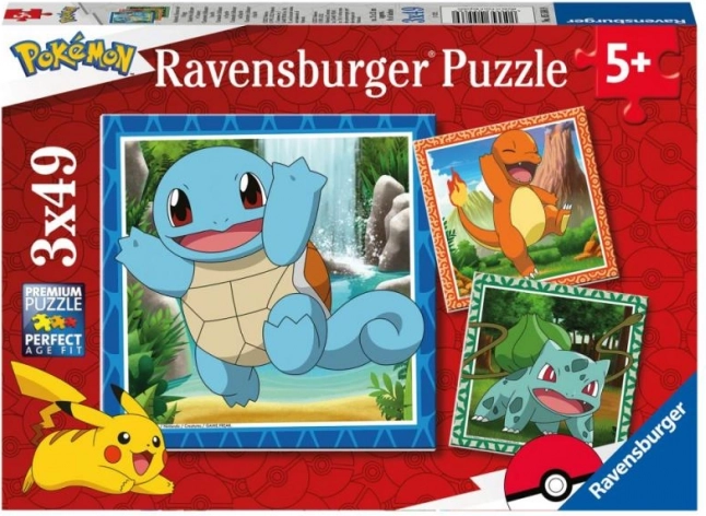 Puzzle Ravensburger Pokémon 3x49 piese