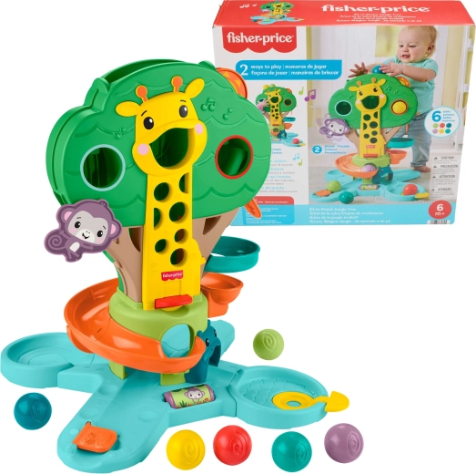 Fisher-Price copăcel activ cu bile, de la stat în șezut la stat în picioare